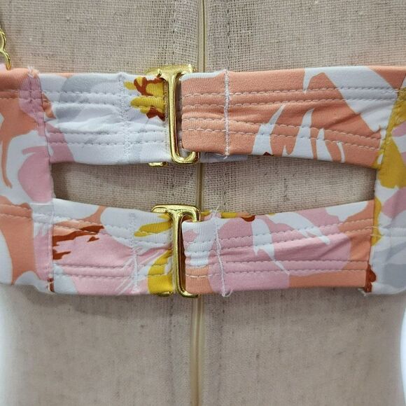 Xhilaration‎ Floral Bralette Bikini Top Junior Plus Size 14W - Picture 10 of 15